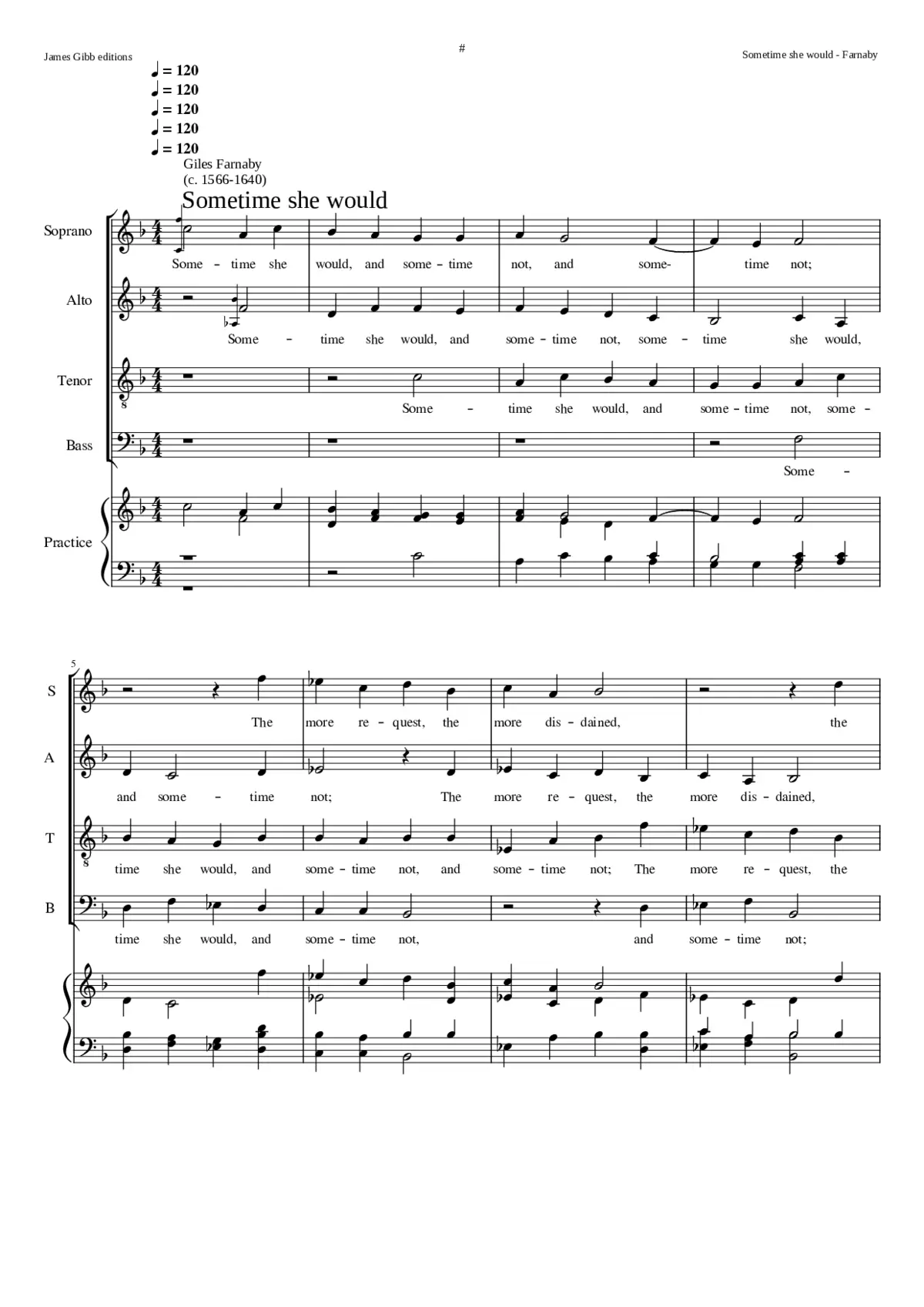 Sometime she would - Page 1