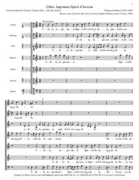 Udite, lagrimosi Spirti d'Averno