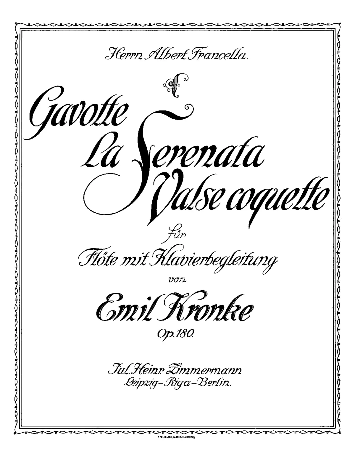 3 Pieces for Flute and Piano - Page 1