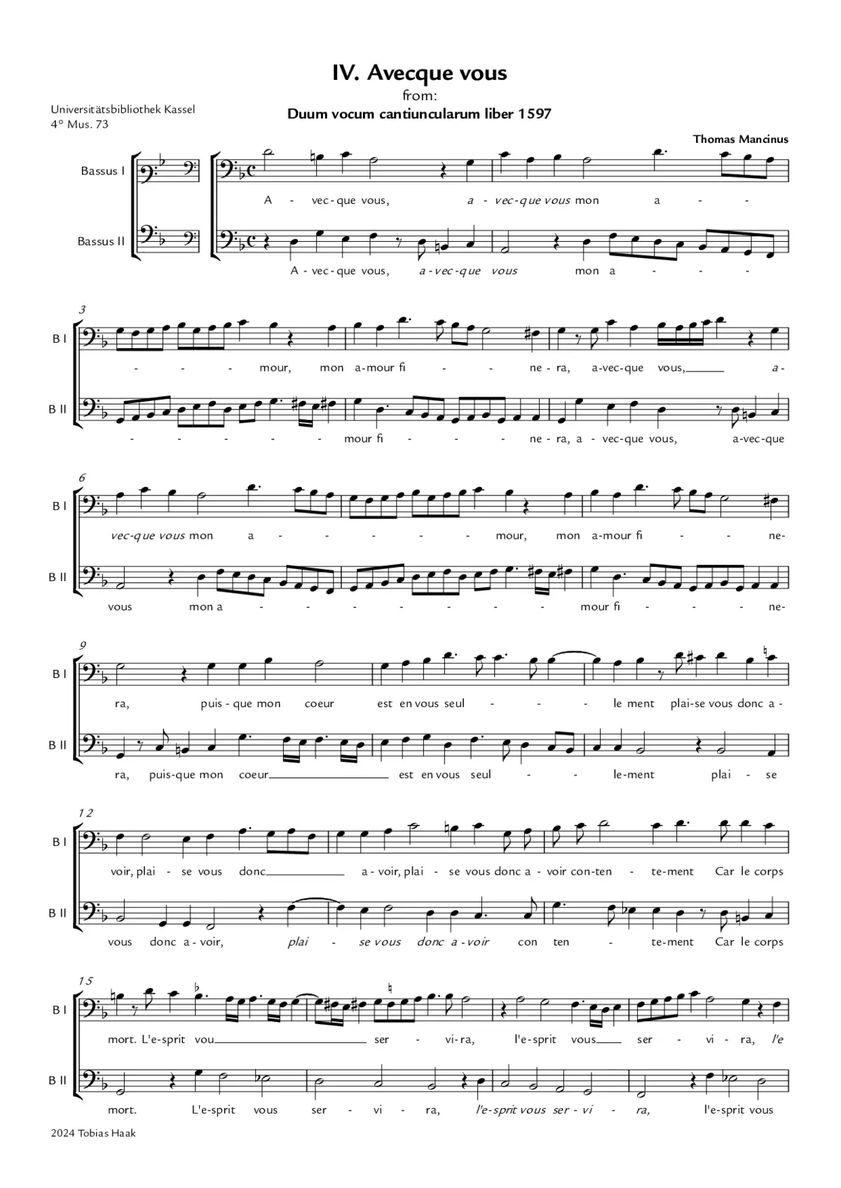 Avecque vous - Page 1