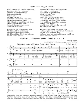 Beati omnes qui timent Dominum (ii)