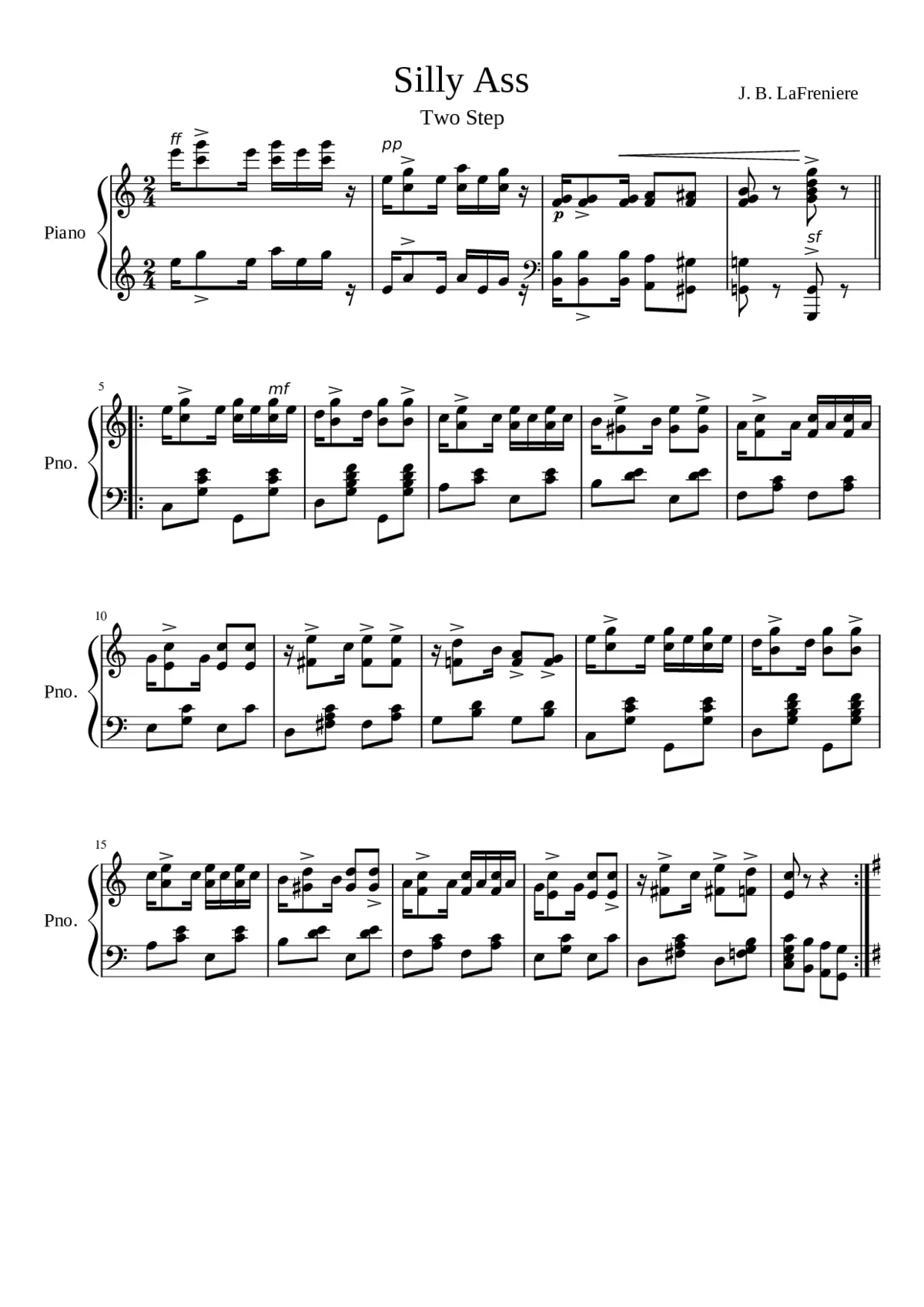 Sillyâss (Two-Step) - Page 1