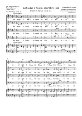 Just judge of heav'n, against my foes