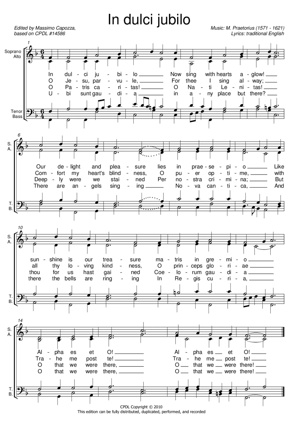In dulci jubilo II - Page 1