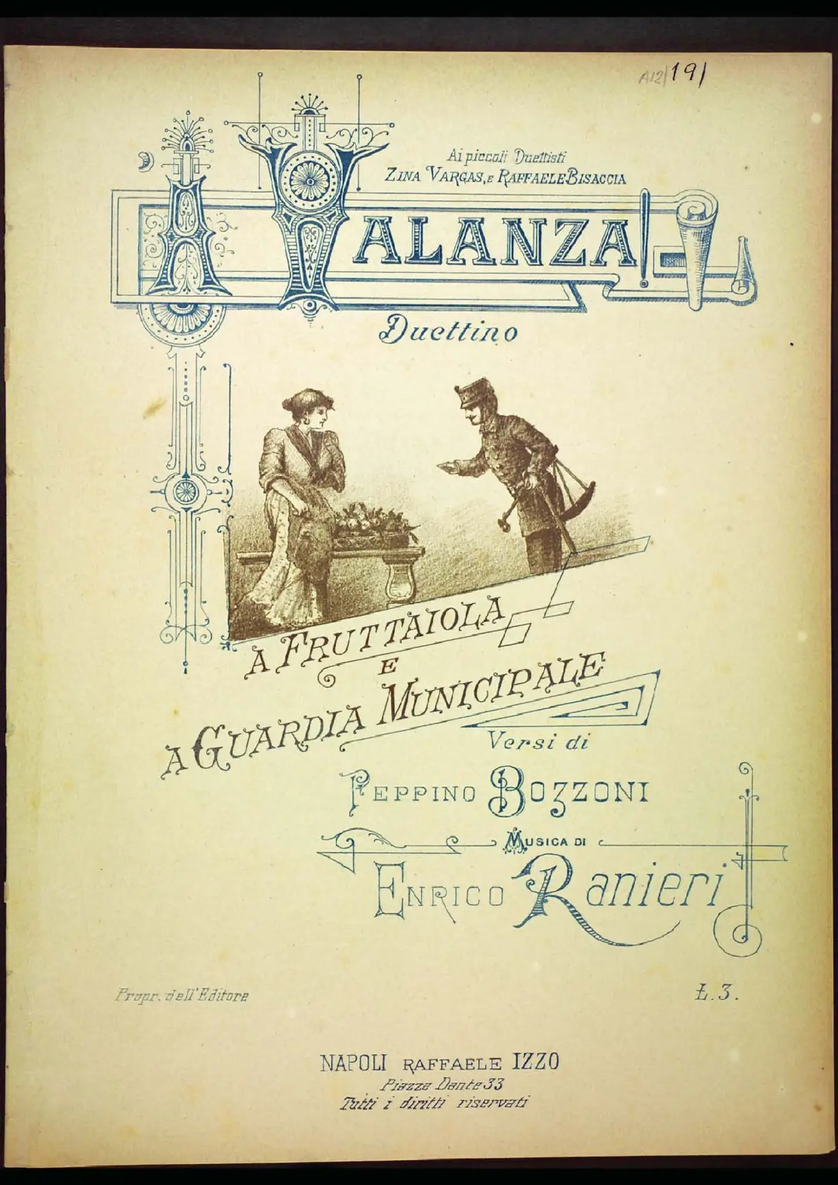 'A valanza - Page 1