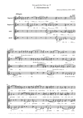Adoramus te, Op. 37, No. 2