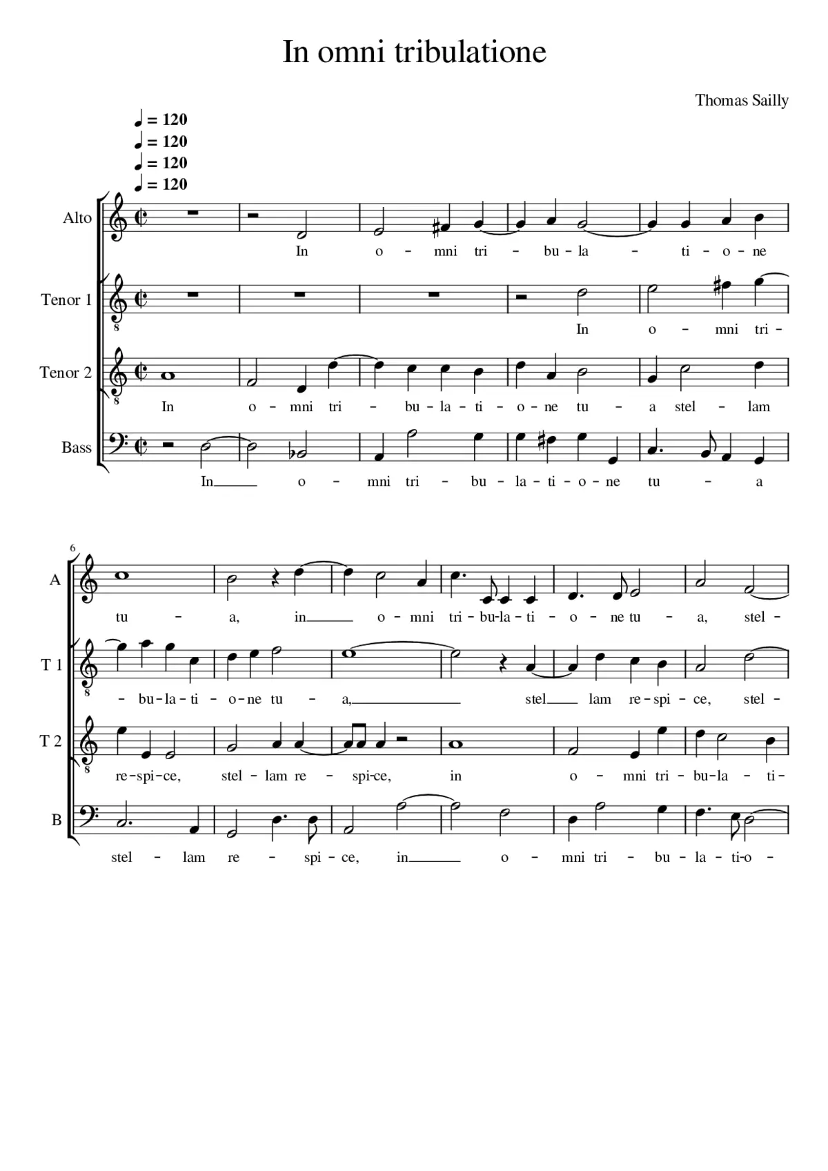 In omni tribulatione - Page 1