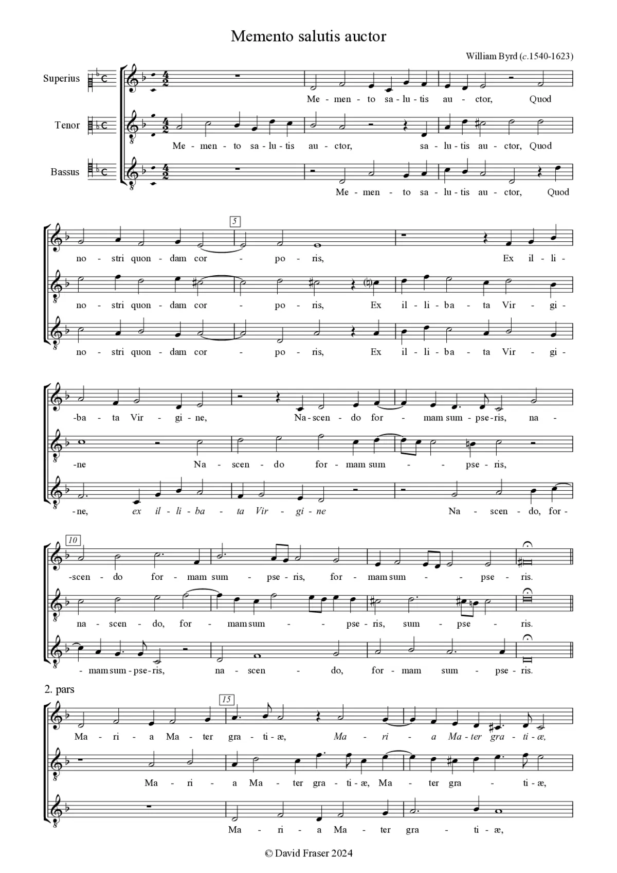 Memento salutis auctor - Page 1