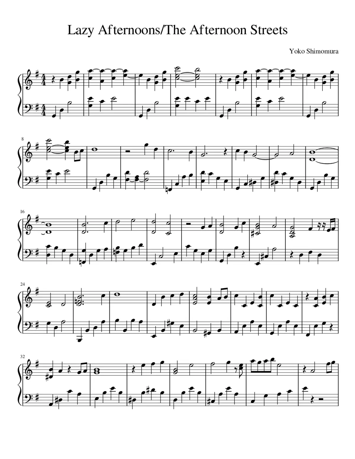 Lazy Afternoons - Page 1