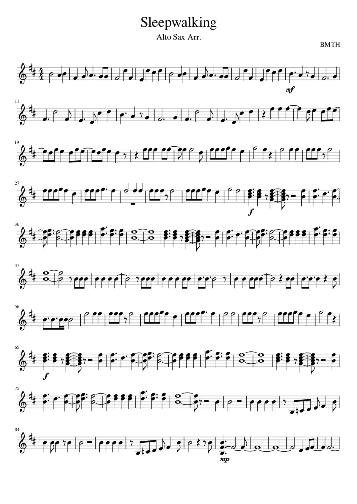 sleepwalking - Page 1