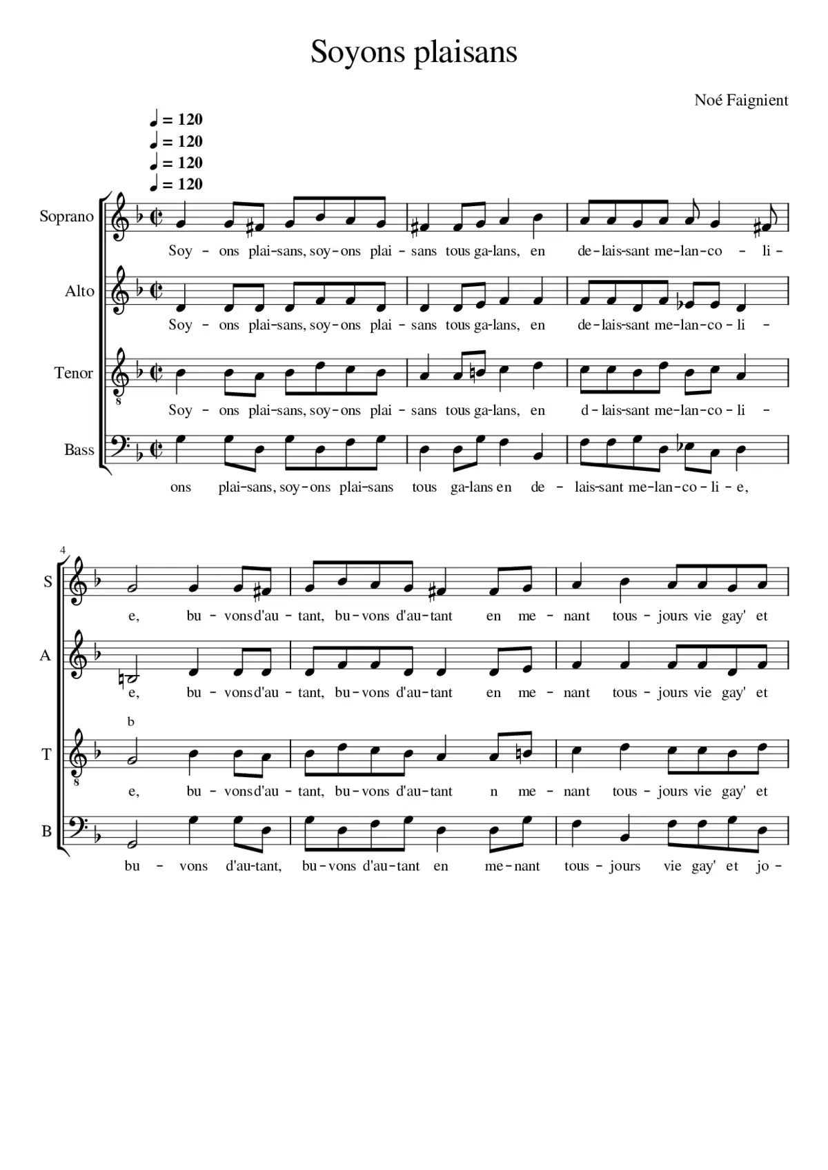 Soyons plaisans - Page 1