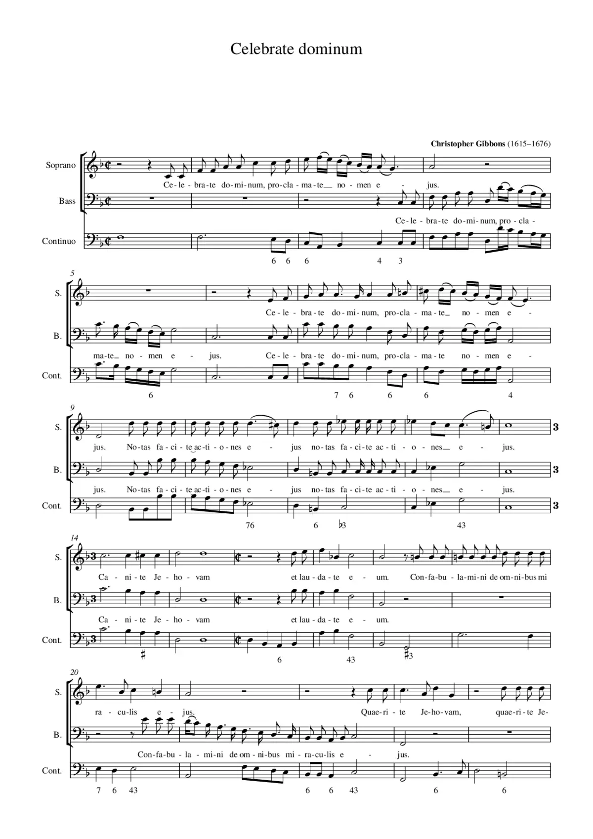 Celebrate dominum - Page 1