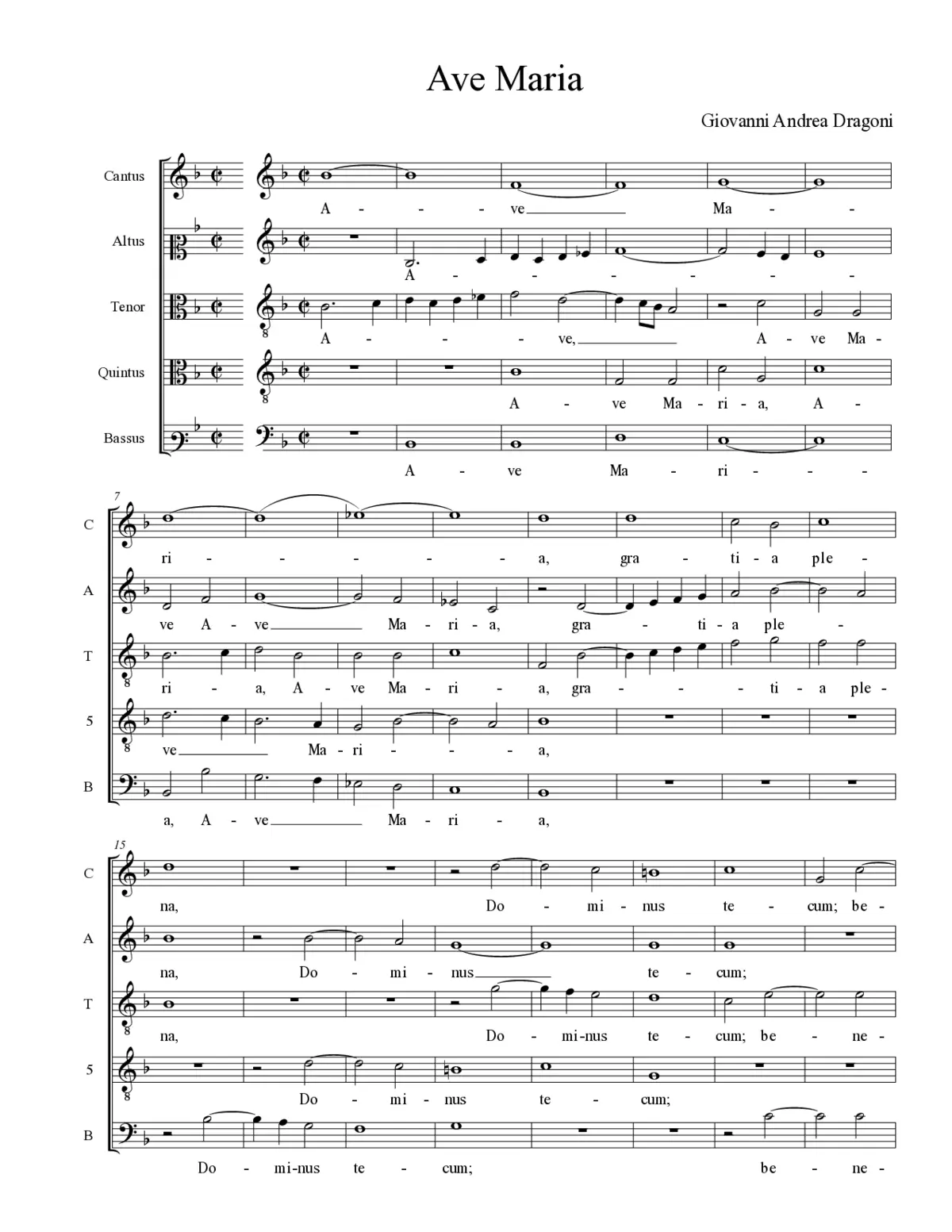 Ave Maria - Page 1