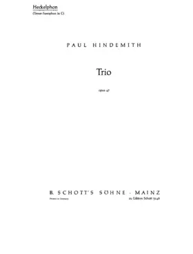 Trio for Viola, Heckelphone, and Piano