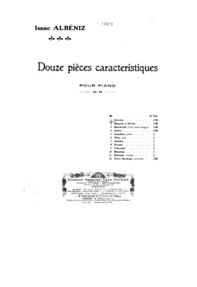 12 Piezas características
