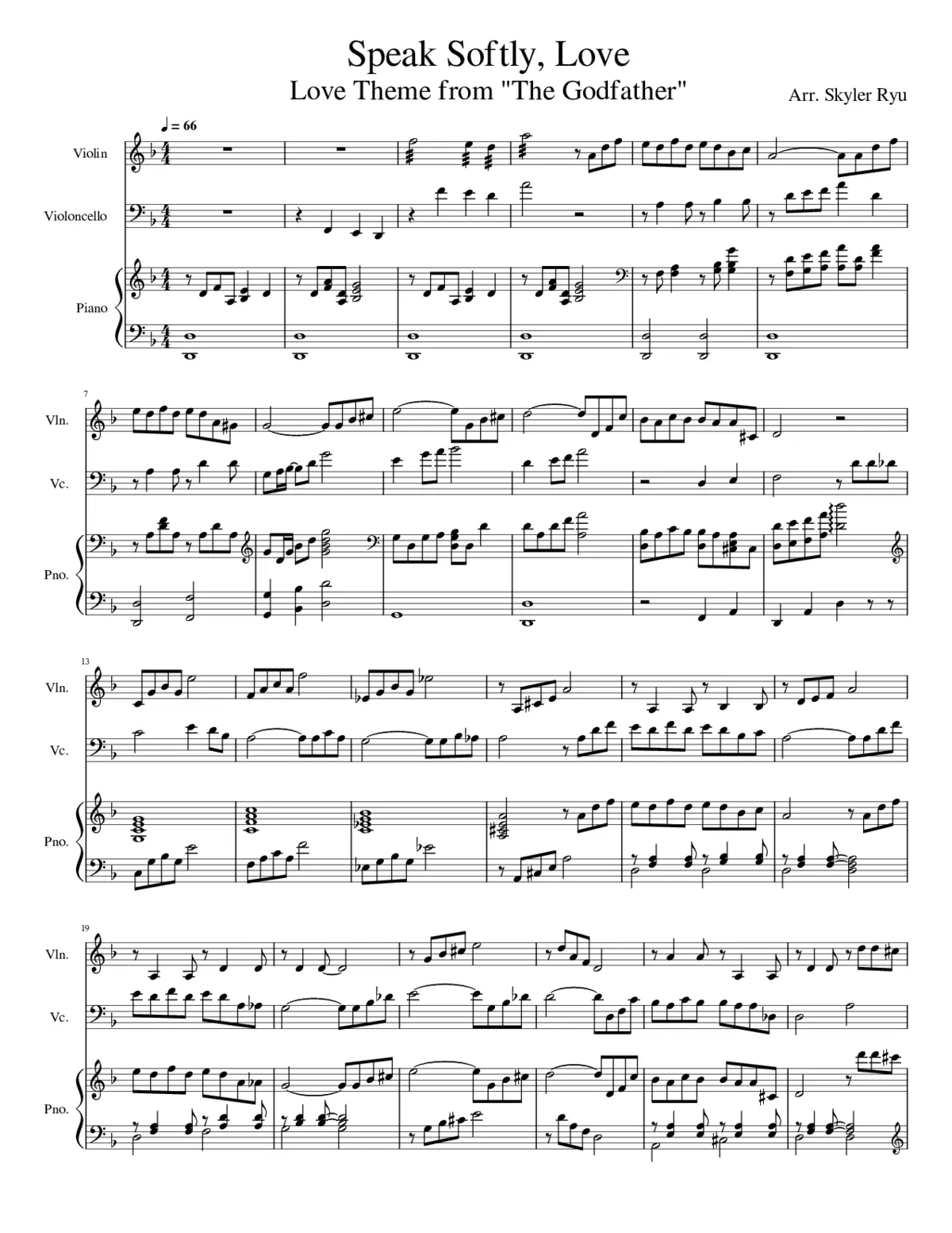 speak softly love - Page 1