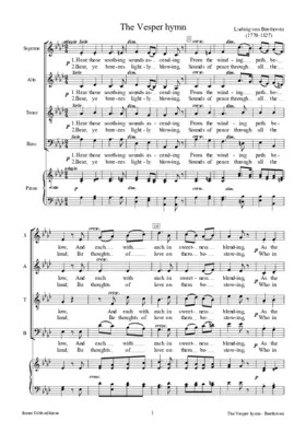 The Vesper hymn