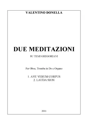 2 Meditazioni (su temi gregoriani)