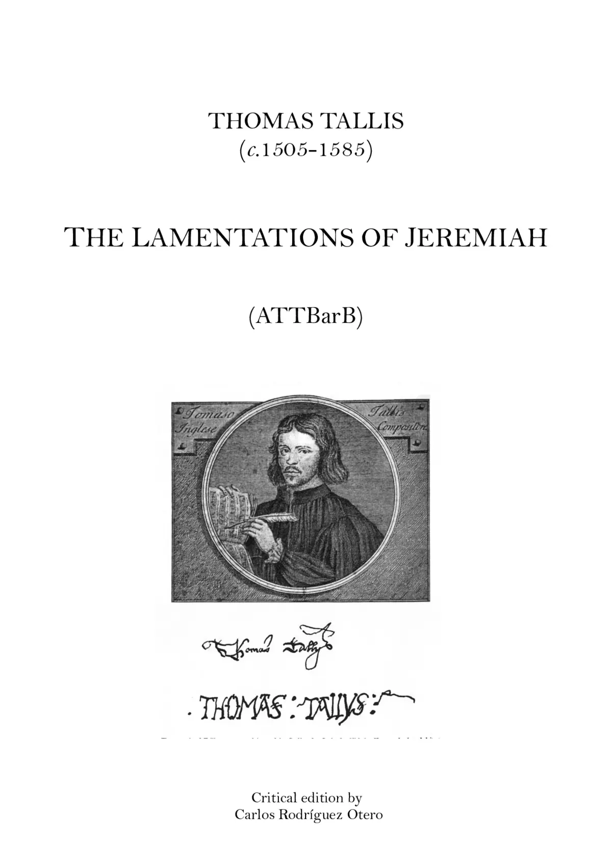 Lamentations of Jeremiah - Page 1