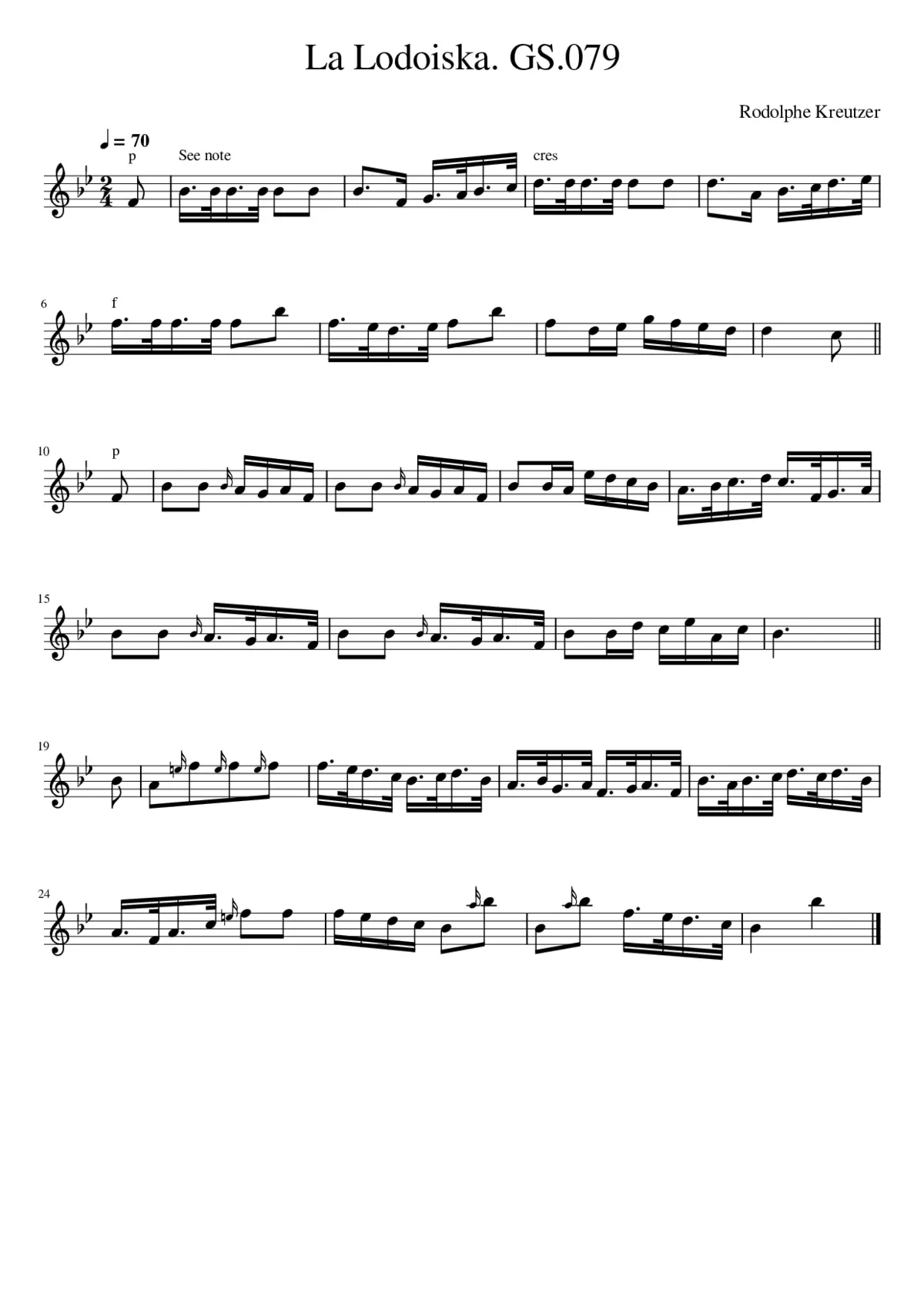 La Lodoiska. GS.079 - Page 1