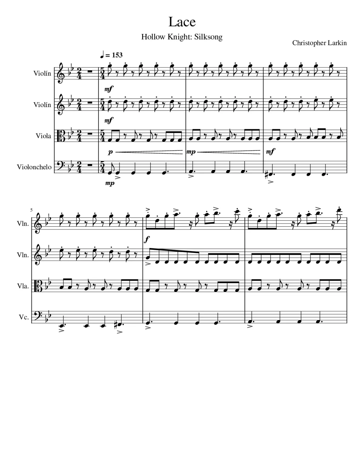 Lace - Page 1