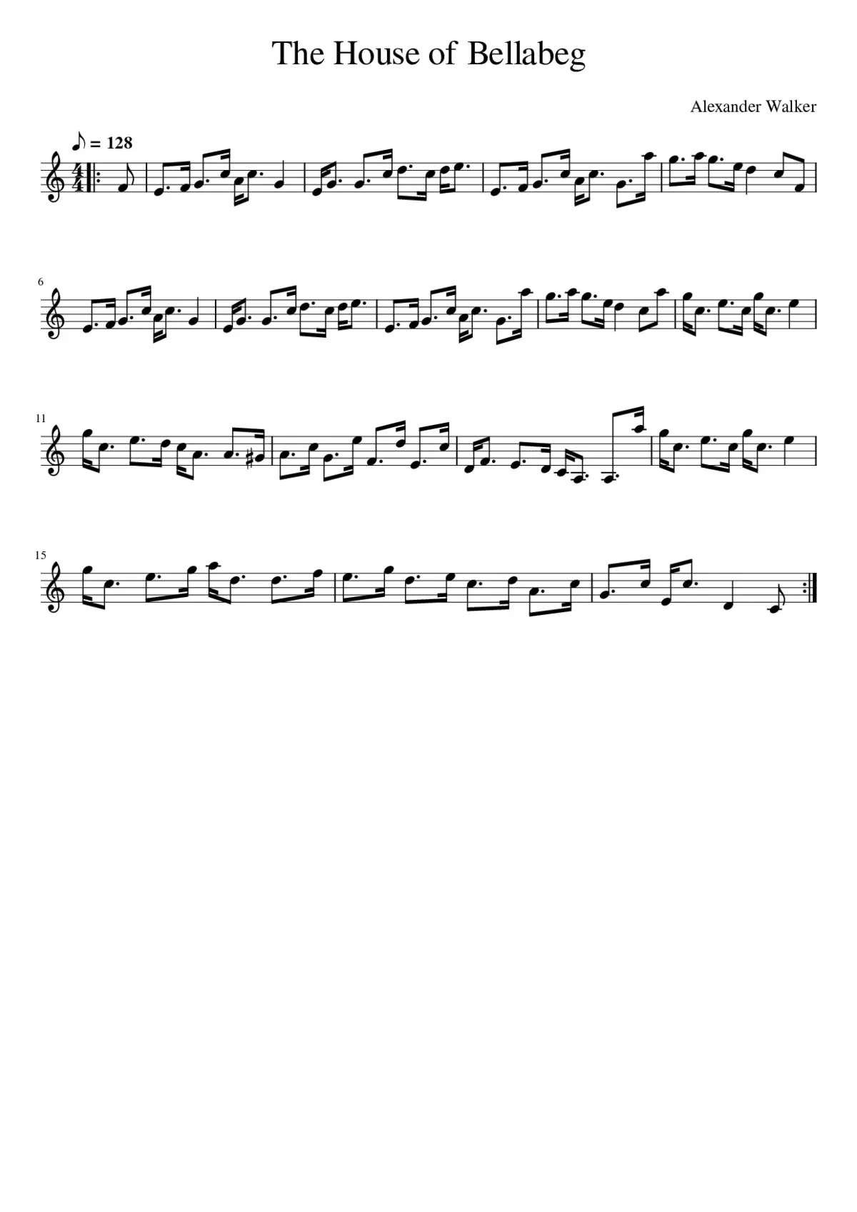 The House of Bellabeg - Page 1