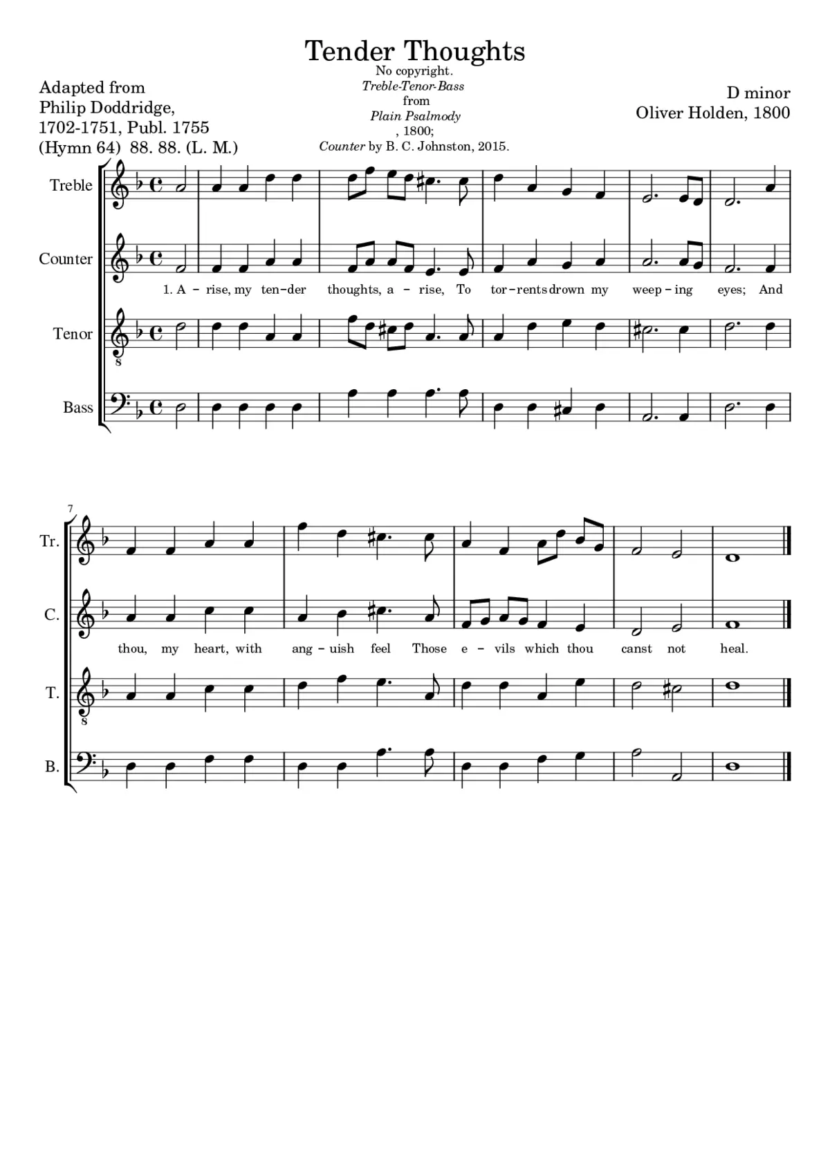 Tender Thoughts - Page 1