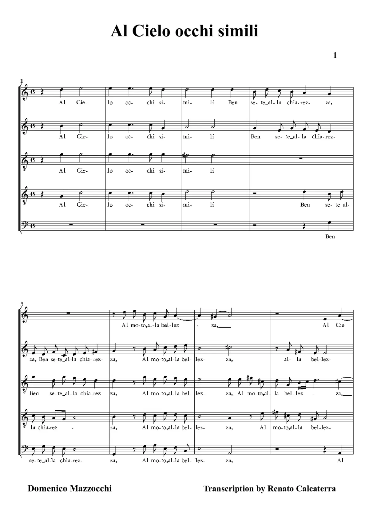 Al Cielo occhi simili - Page 1