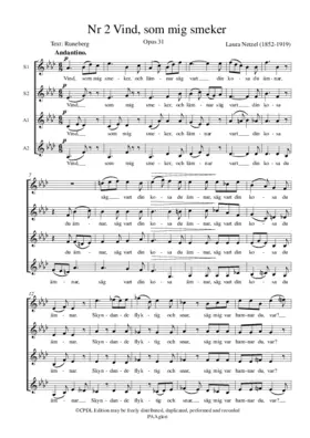 Vind, som mig smeker, Op. 31 2