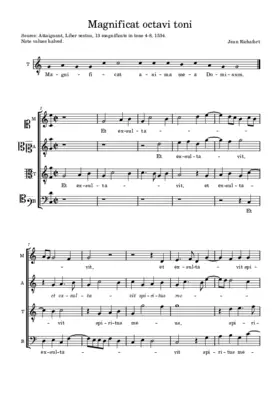 Magnificat octavi toni