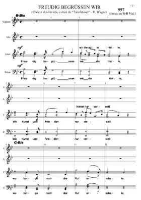 Tannhäuser Einzug der Gäste