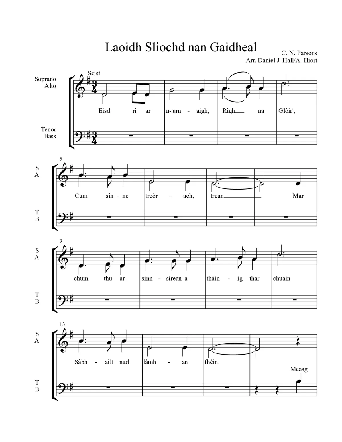 Laoidh Sliochd nan Gaidheal - Page 1