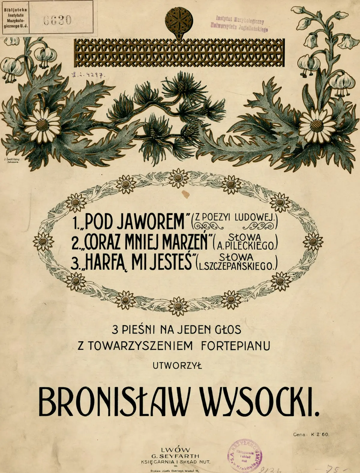 3 Pieśni - Page 1