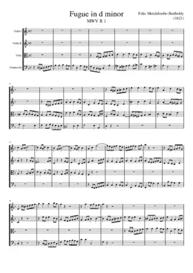 12 Fugues for String Quartet