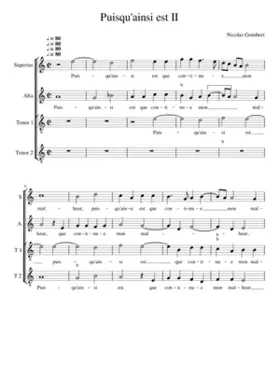 Puisqu' ainsi est II