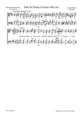 Take the Name of Jesus with you