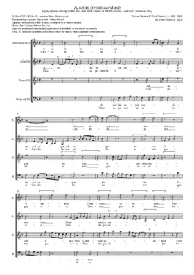 A solis ortus cardine