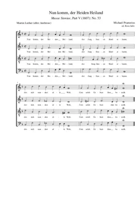 Nun komm, der Heiden Heiland a 4 II