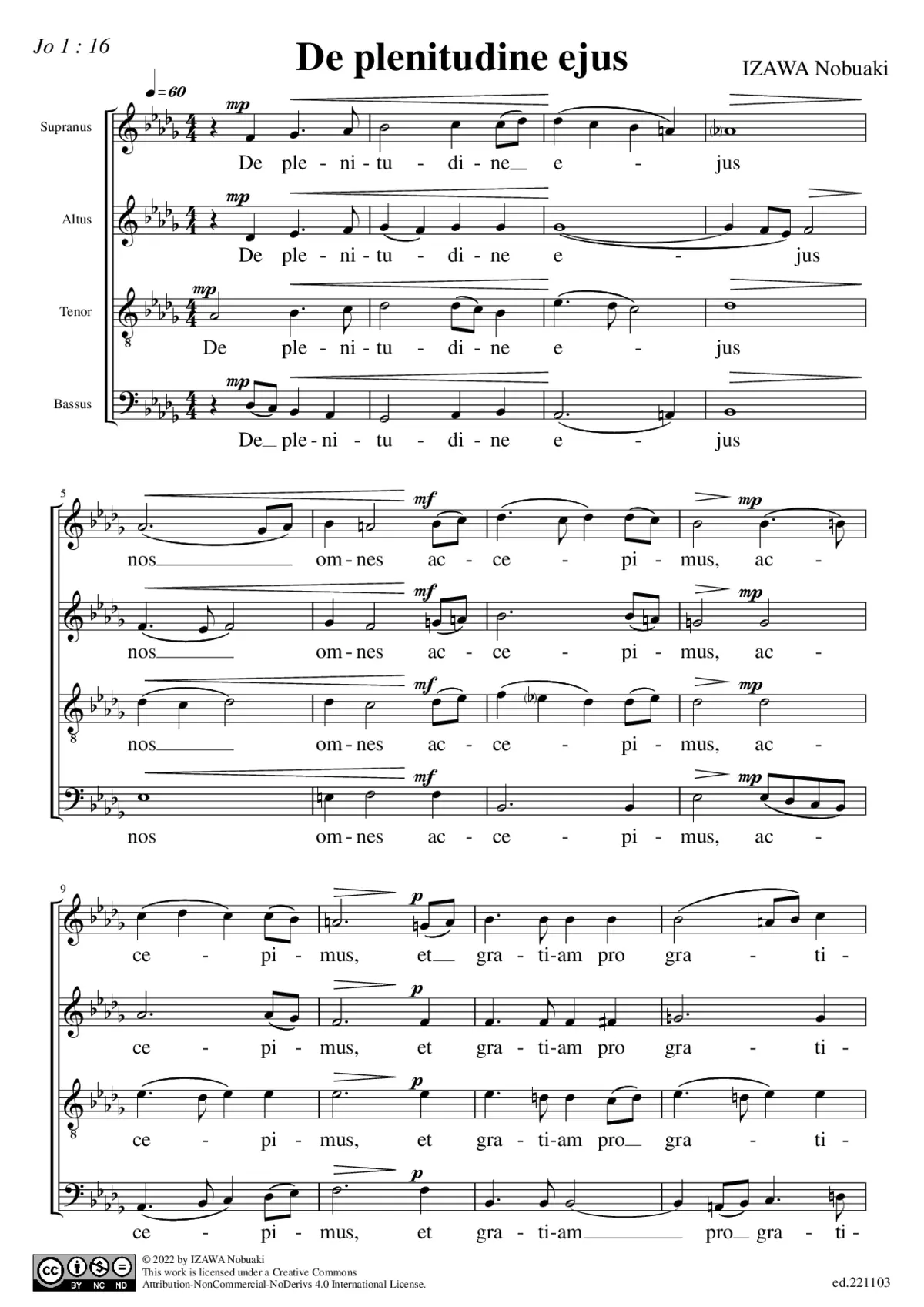 De plenitudine ejus - Page 1