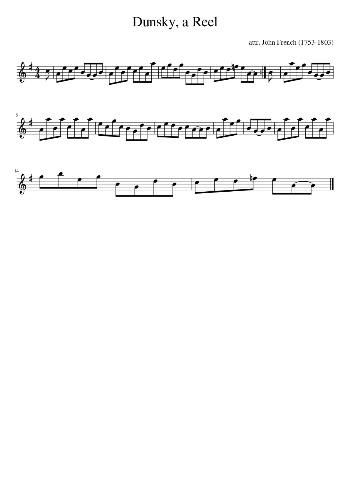 Dunsky a Reel - Page 1