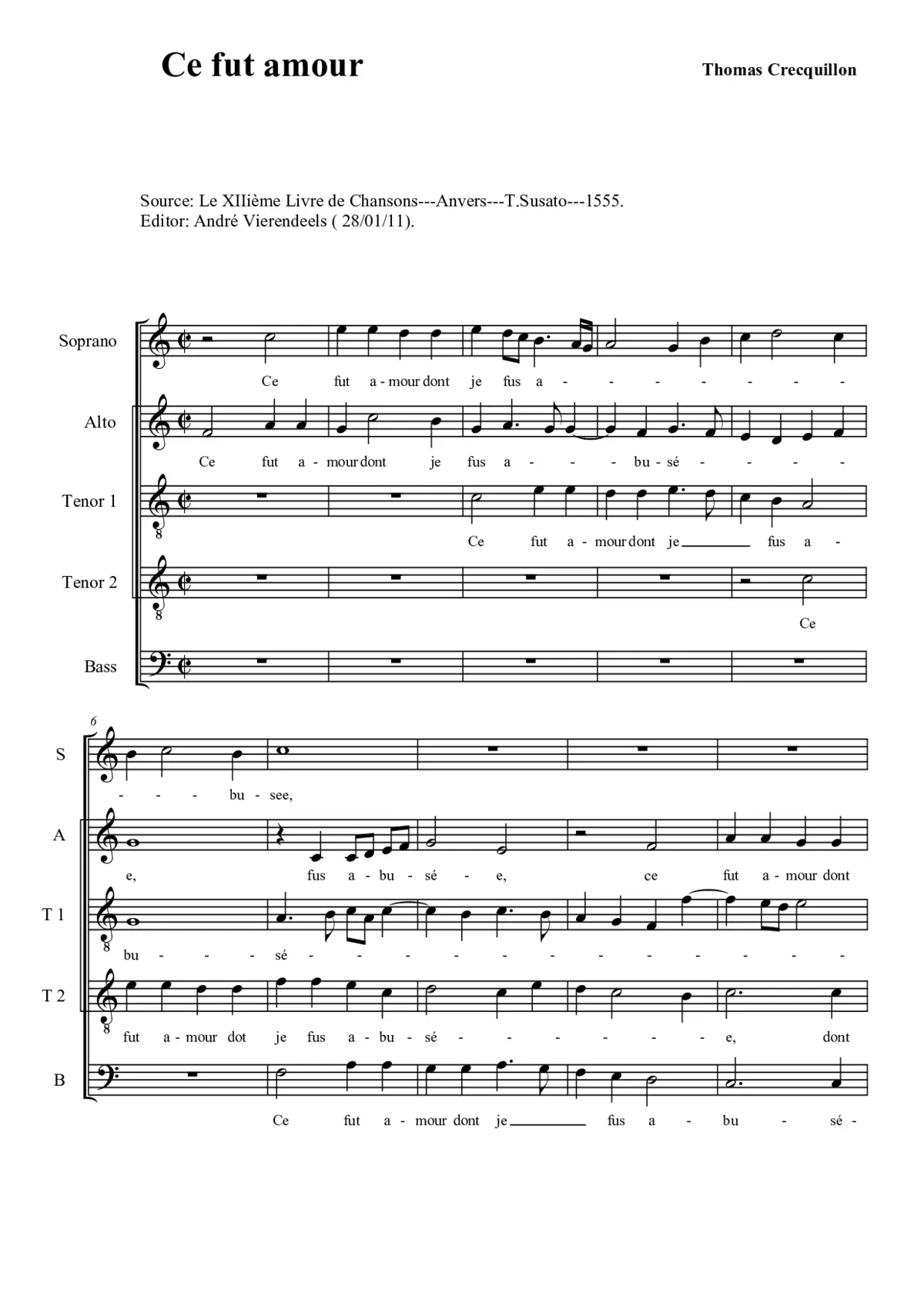Ce fut amour - Page 1