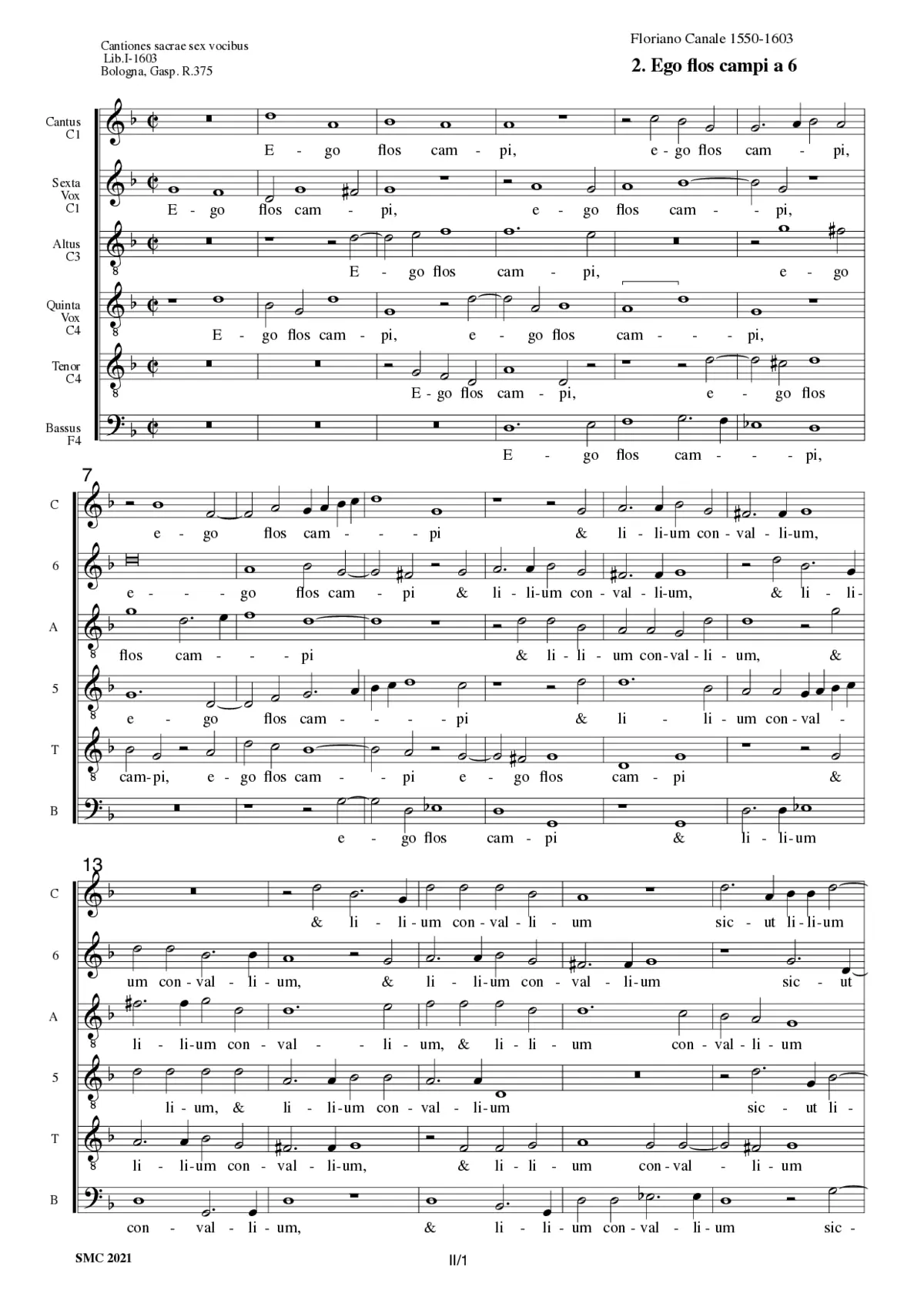 Ego flos campi - Page 1