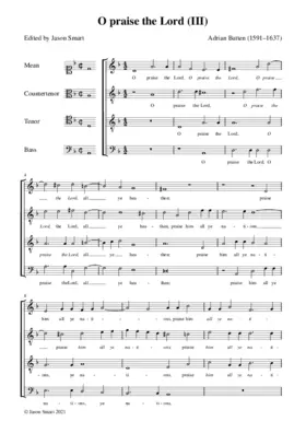 O praise the Lord, all ye heathen III