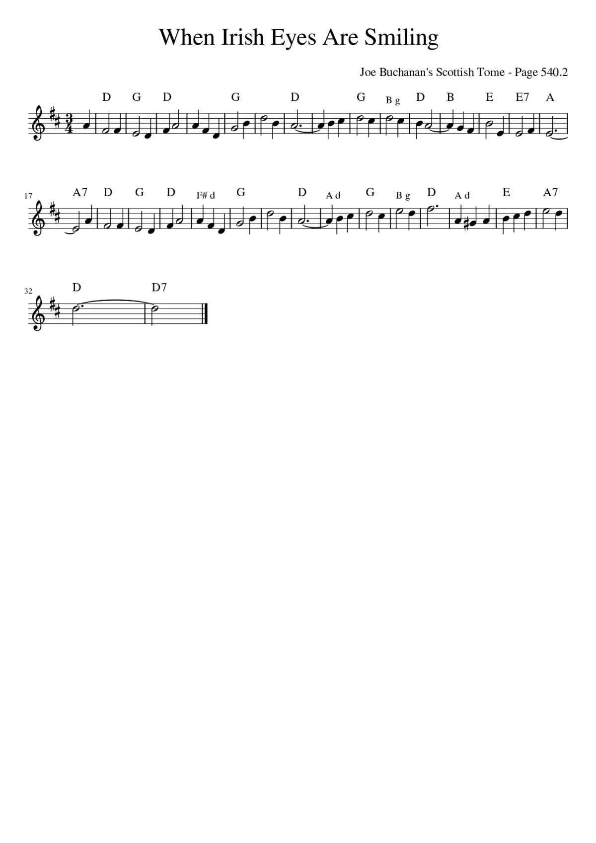 when irish eyes are smiling - Page 1