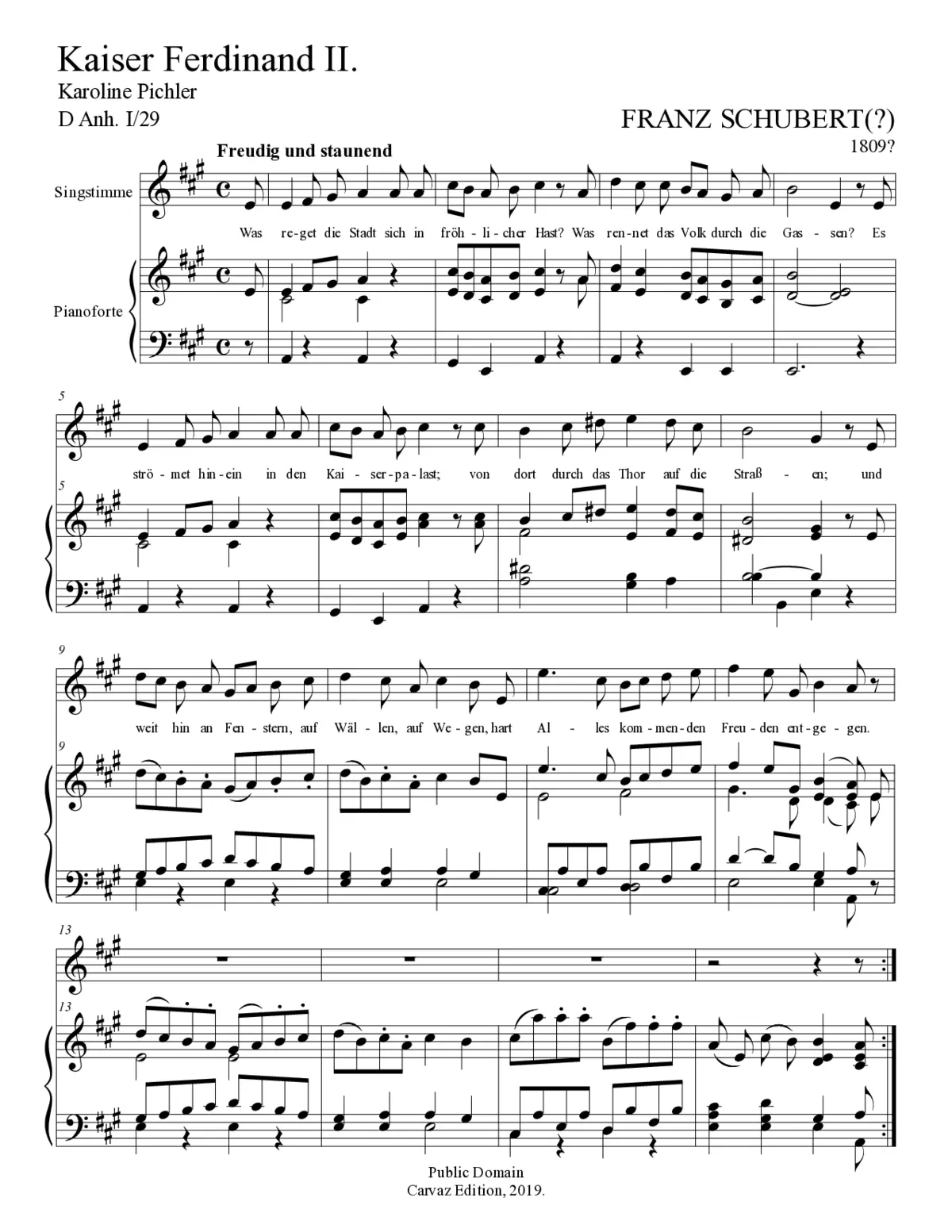 Kaiser Ferdinand II. - Page 1
