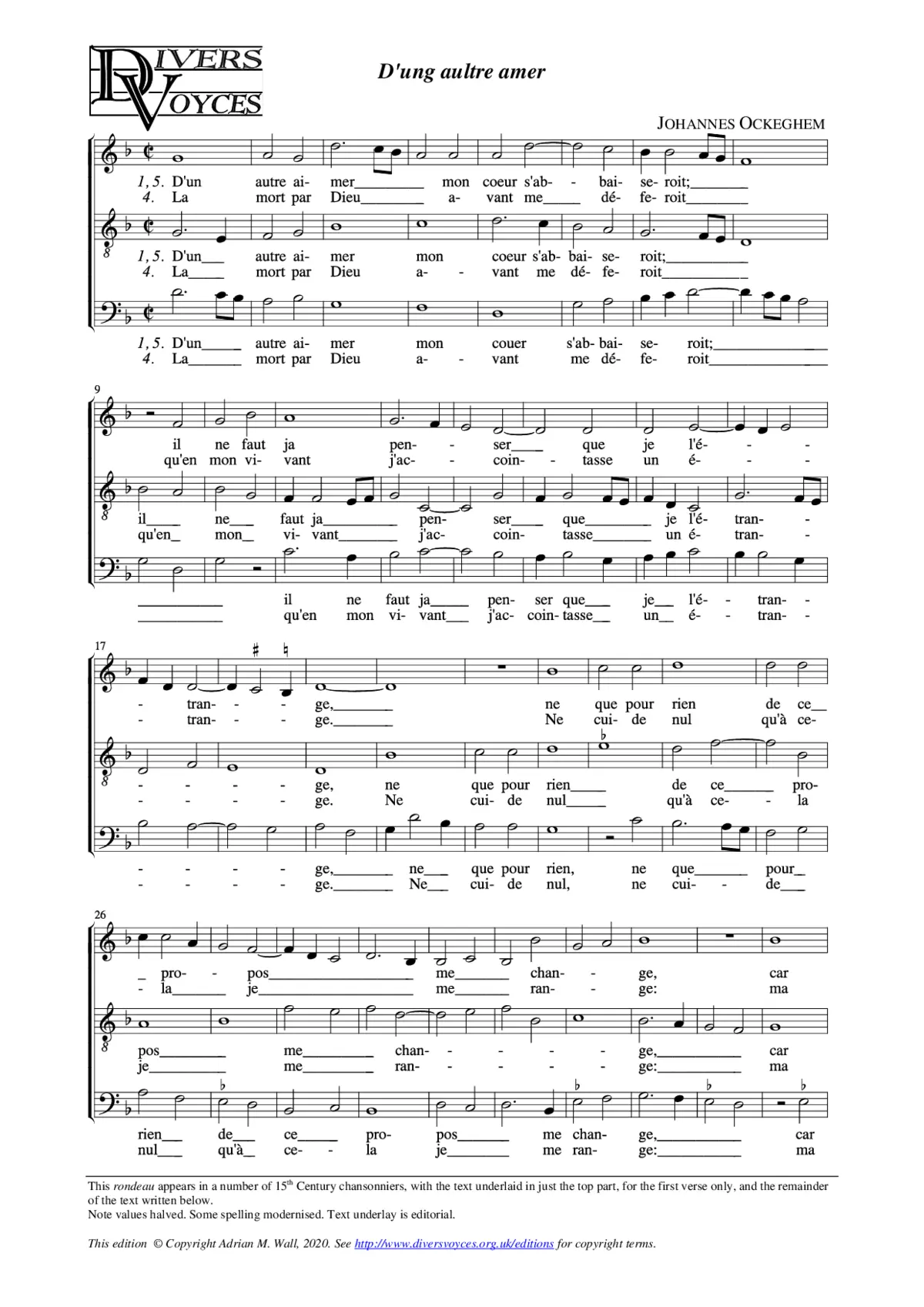 D'un autre amer - Page 1