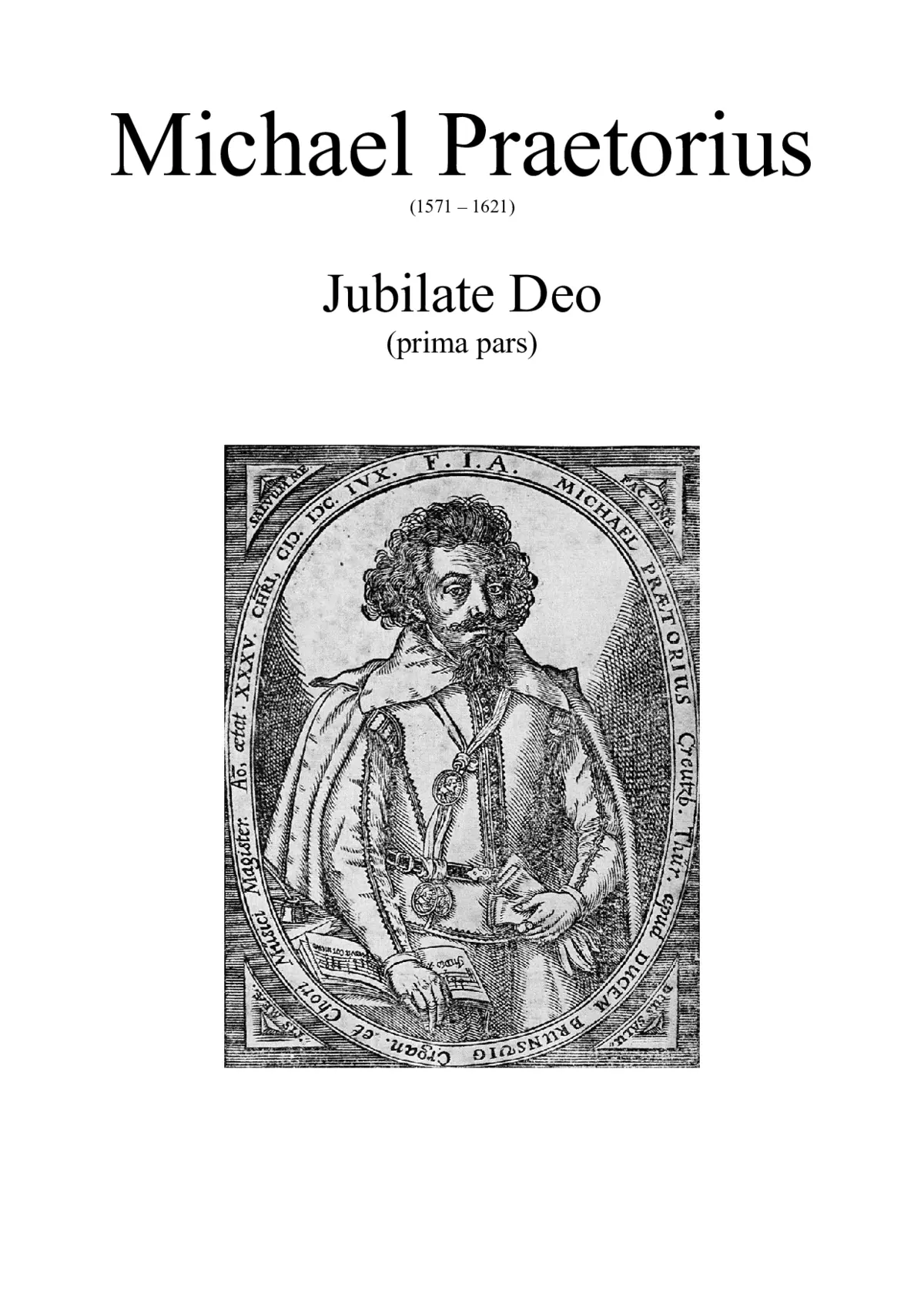 Jubilate Deo (prima pars) - Page 1
