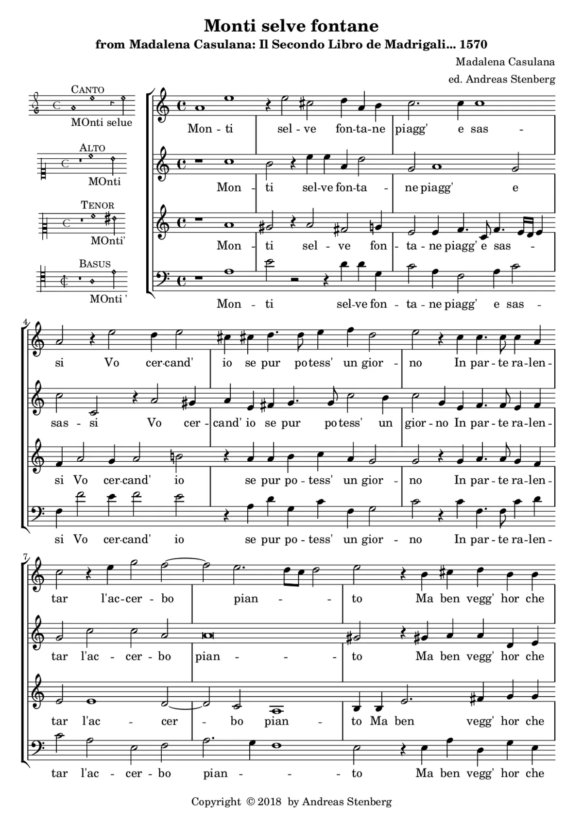 Monti, selve, fontane - Page 1