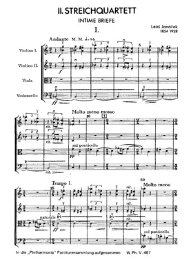 String Quartet No.2 “Listy důvěrné” (Intimate Letters)