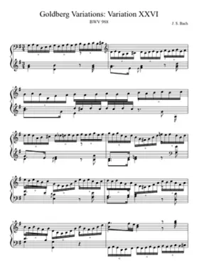 Goldberg-Variationen BWV 988